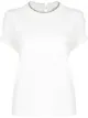 Image 1 of Brunello Cucinelli brass-embellished crew-neck T-shirt