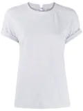 Brunello Cucinelli round-neck beaded T-shirt - Grey