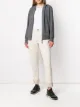 Image 2 of Brunello Cucinelli beaded-neck short-sleeved top