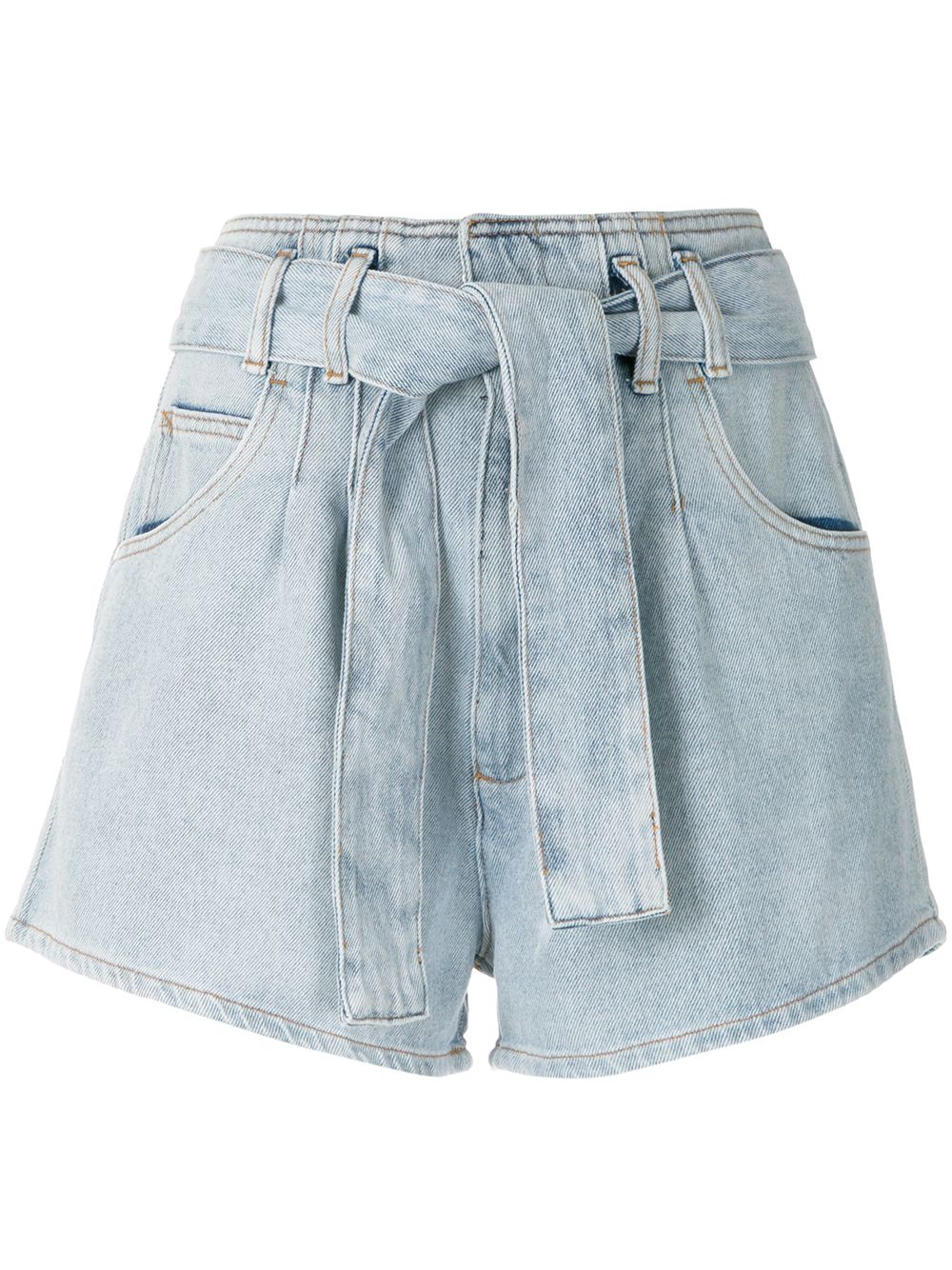 фото Framed Bellary denim paperbag waist shorts