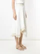 Framed Sunday asymmetric midi skirt