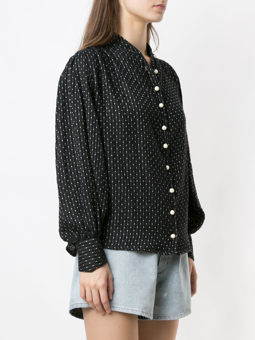 фото Framed Point Sprit polka dots shirt