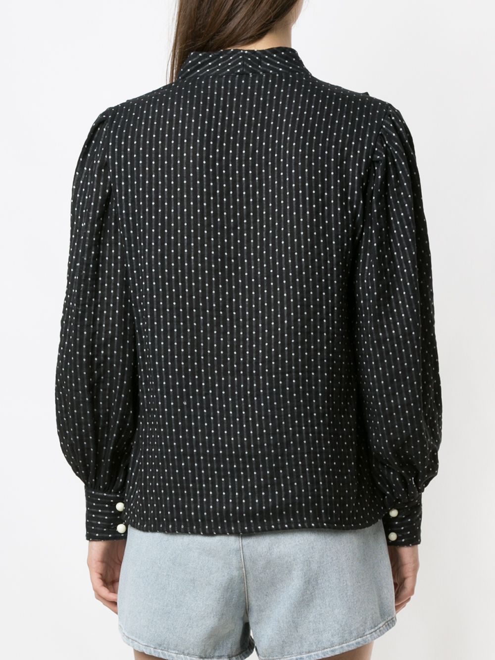 фото Framed Point Sprit polka dots shirt