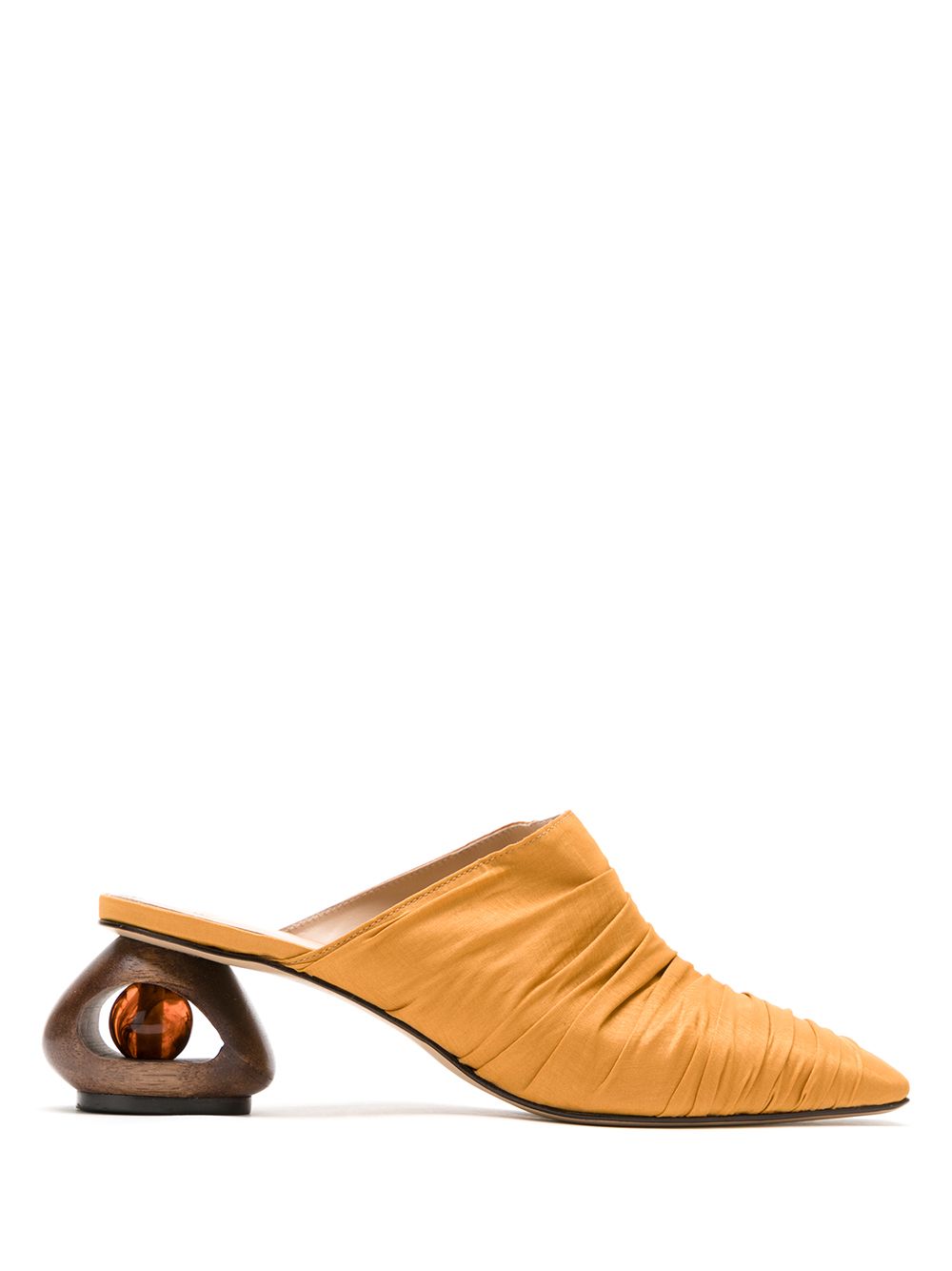 фото Framed Oppenheim geometric heel mules