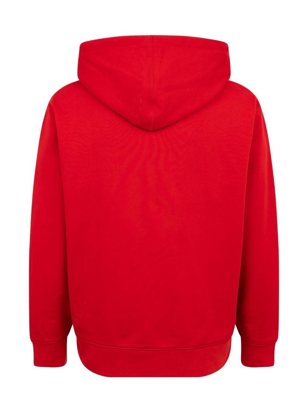 Supreme x Lacoste hoodie met logo vlak - Rood