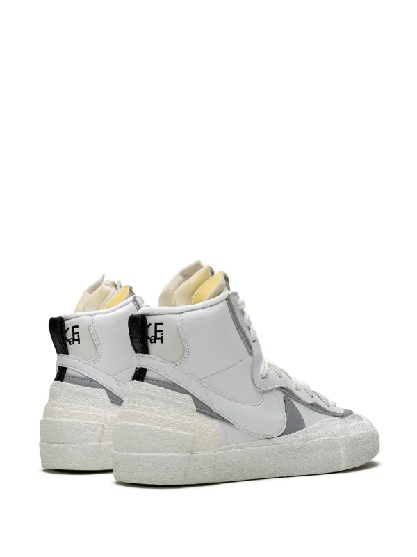 White nike blazer high on sale tops