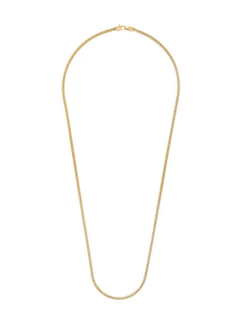 Tom Wood gold-plated Curb L chain necklace