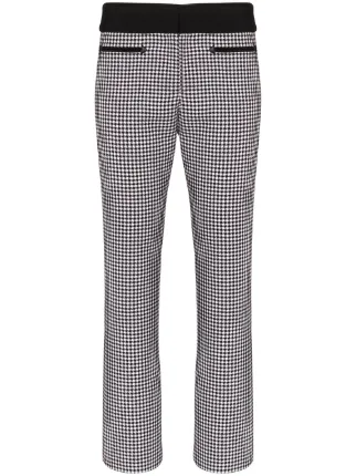 Paco Rabanne Cropped Houndstooth slim 