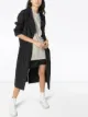 الصورة 2 من Rick Owens معطف ترنش بحزام X Champion