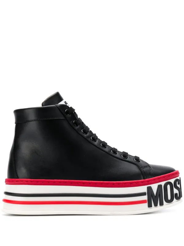 moschino sneakers platform