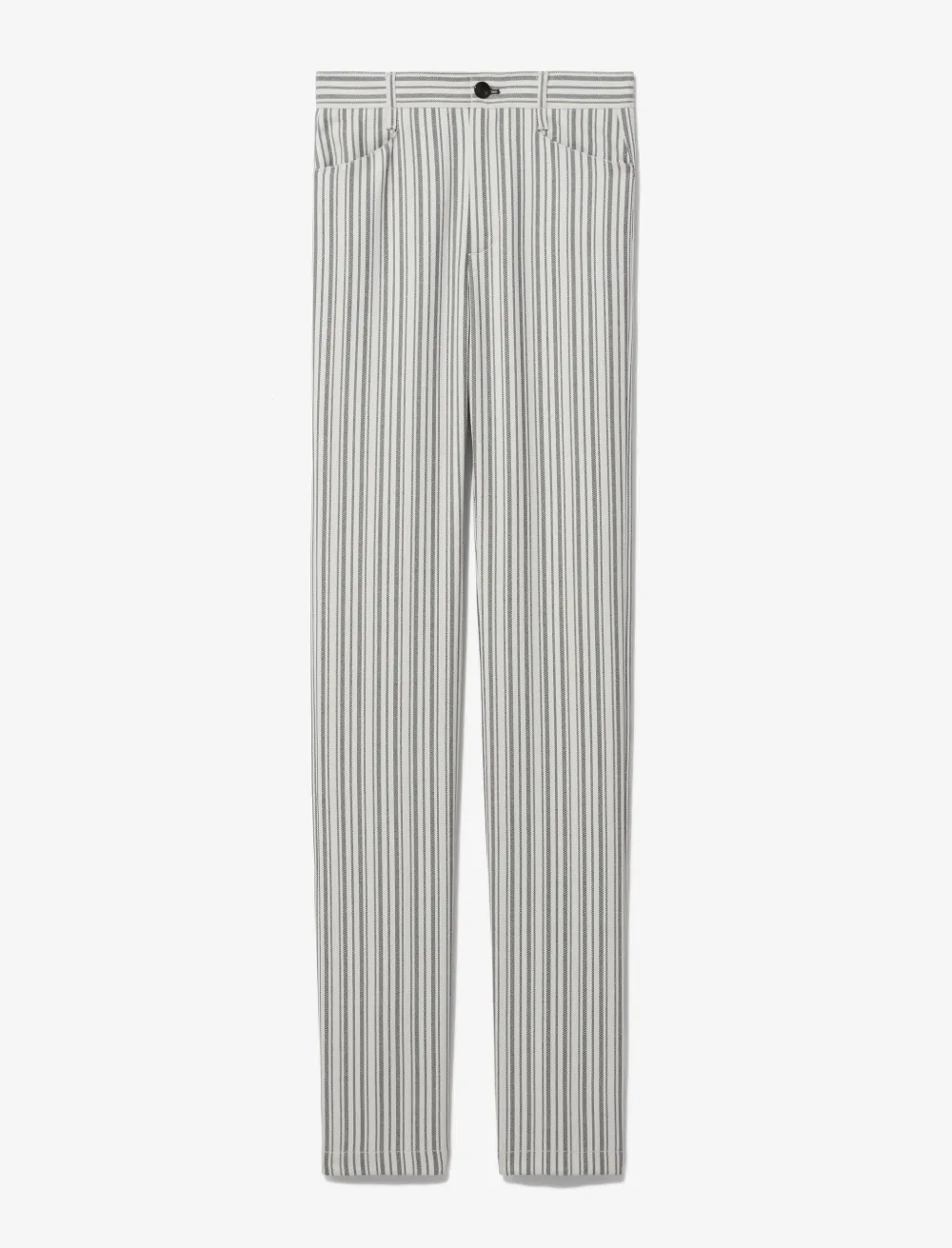 Image of Proenza Schouler White Label High Waisted Suiting Skinny Pants grey/black/white