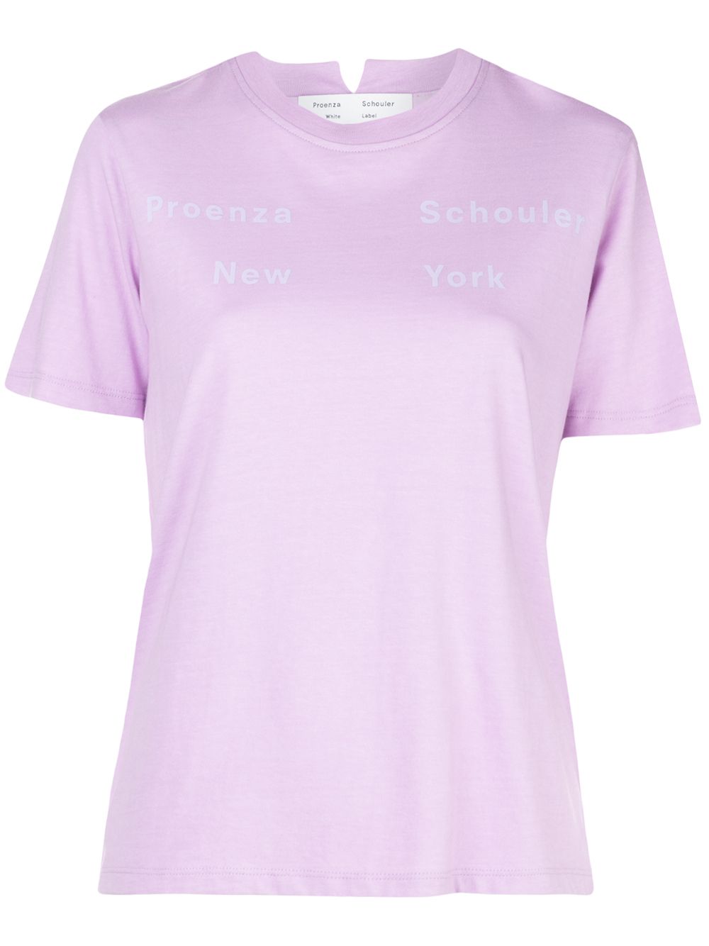 Shop Proenza Schouler White Label Logo Detail T-shirt In Purple