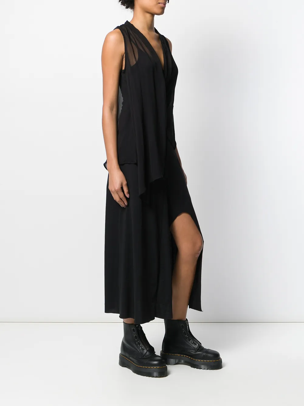all saints black dress