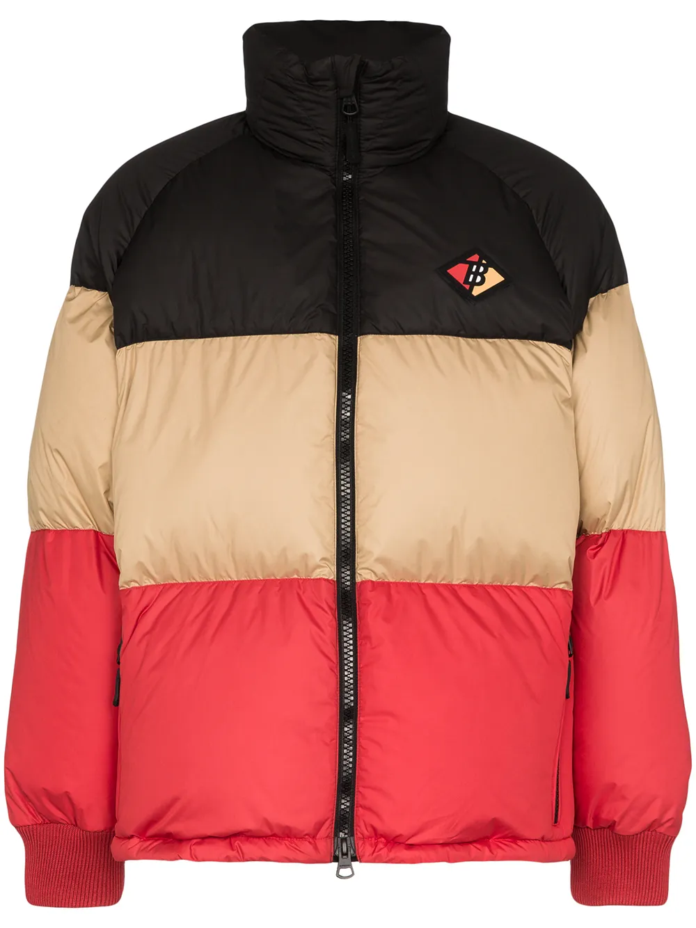BURBERRY Branston panelled puffer jacket