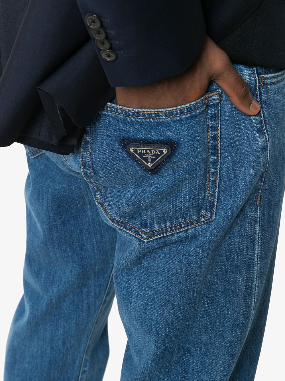 фото Prada зауженные джинсы