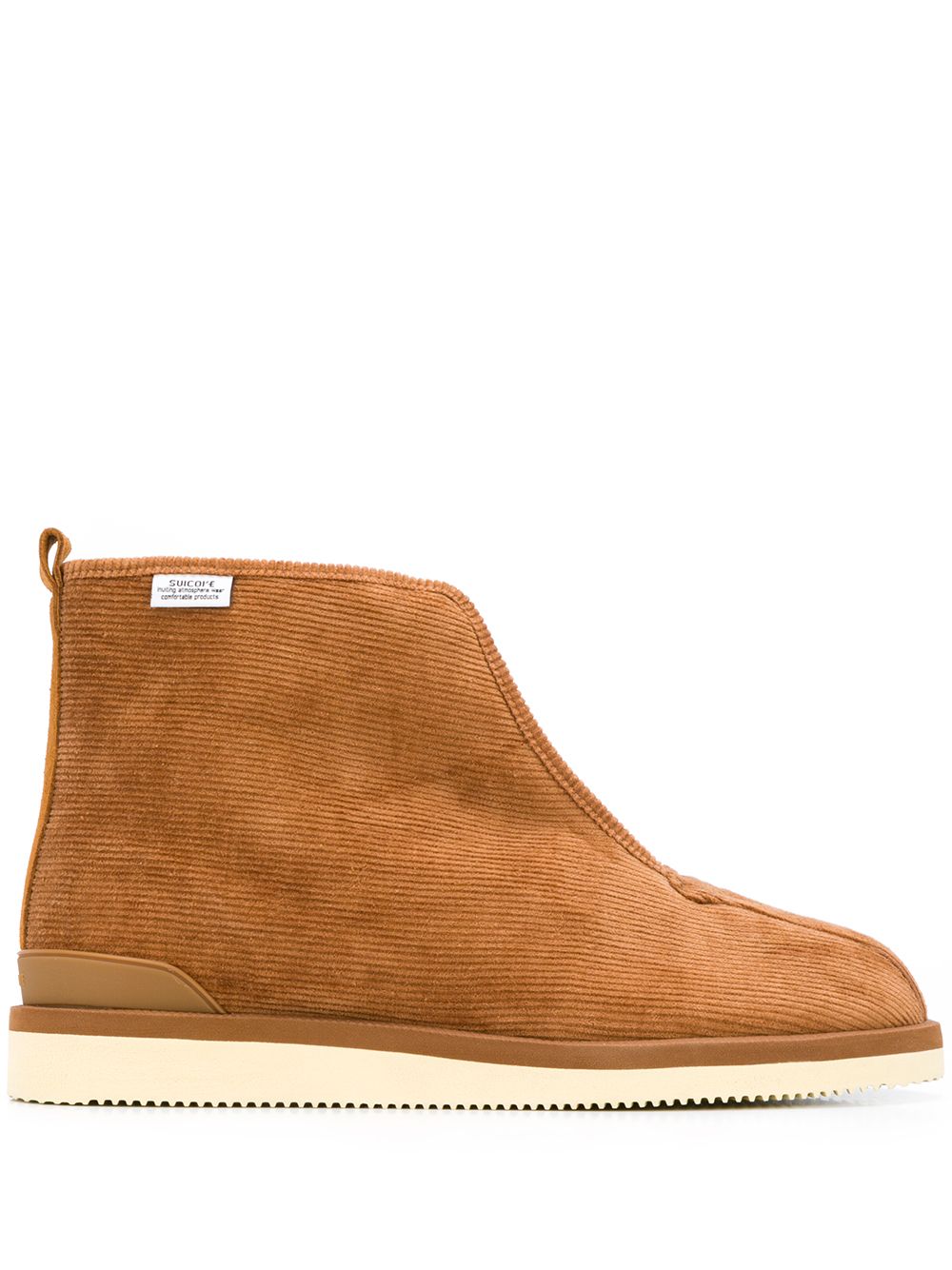 Suicoke Corduroy Ankle Boots In Brown