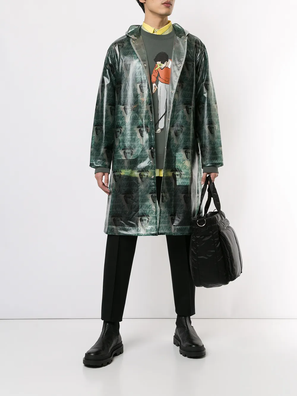 Undercover Clockwork Orange all-over print raincoat | Trench Coats  | Image 2