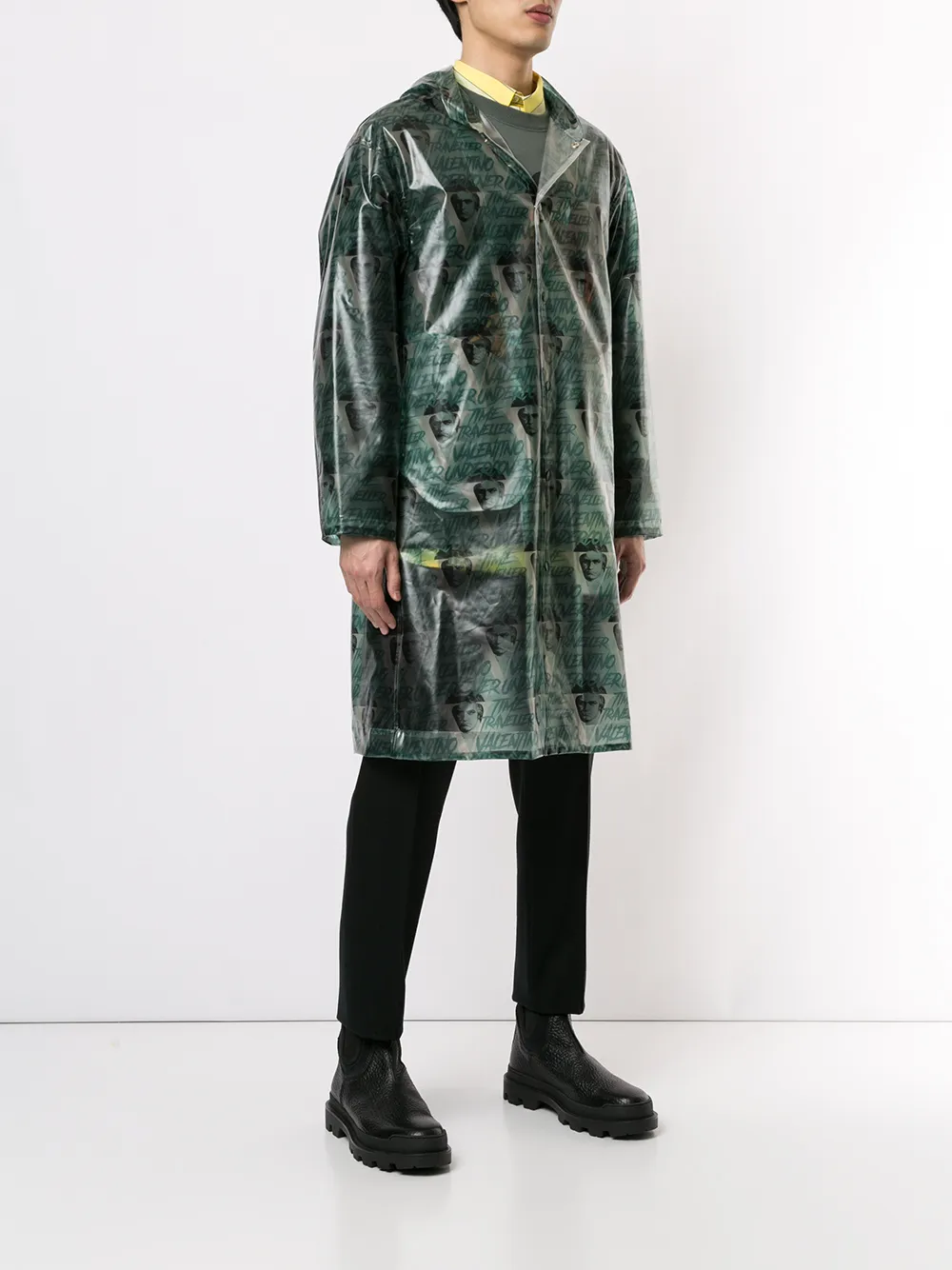 X CLOCKWORK ORANGE大面积印花雨衣