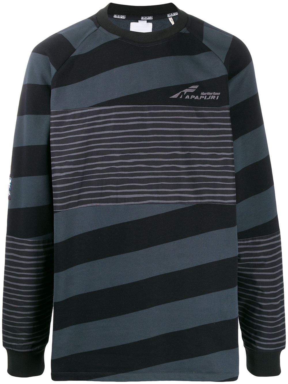 фото Napa By Martine Rose logo striped sweater