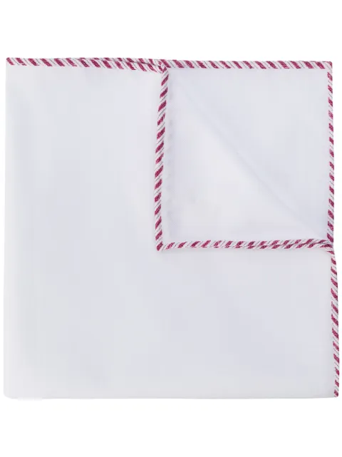 Brunello Cucinelli border-stitch pocket square