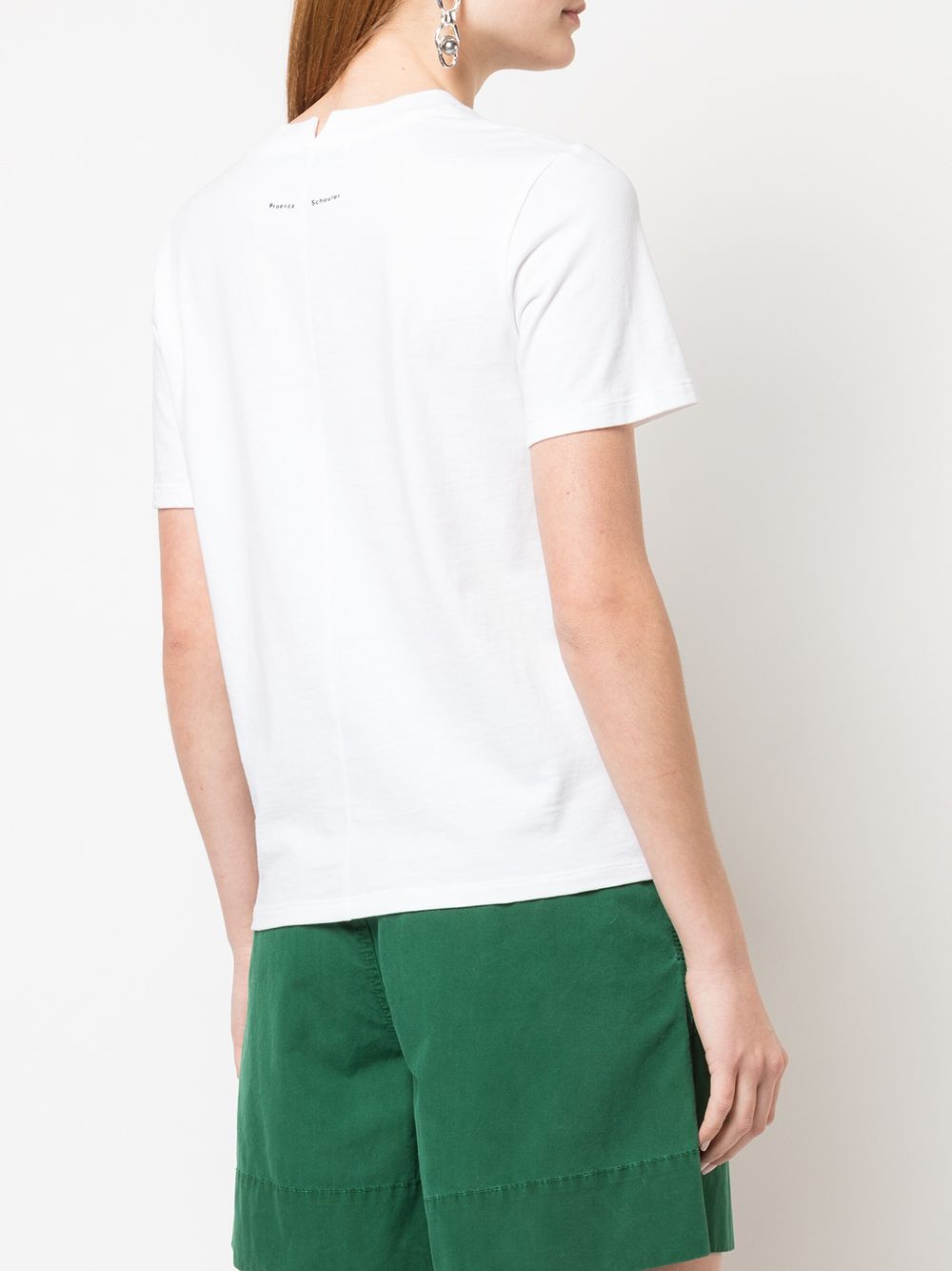 фото Proenza schouler white label футболка с короткими рукавами и принтом