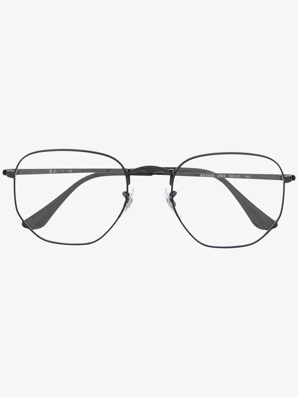 Ray-Ban hexagonal-frame glasses | Black | Image 1