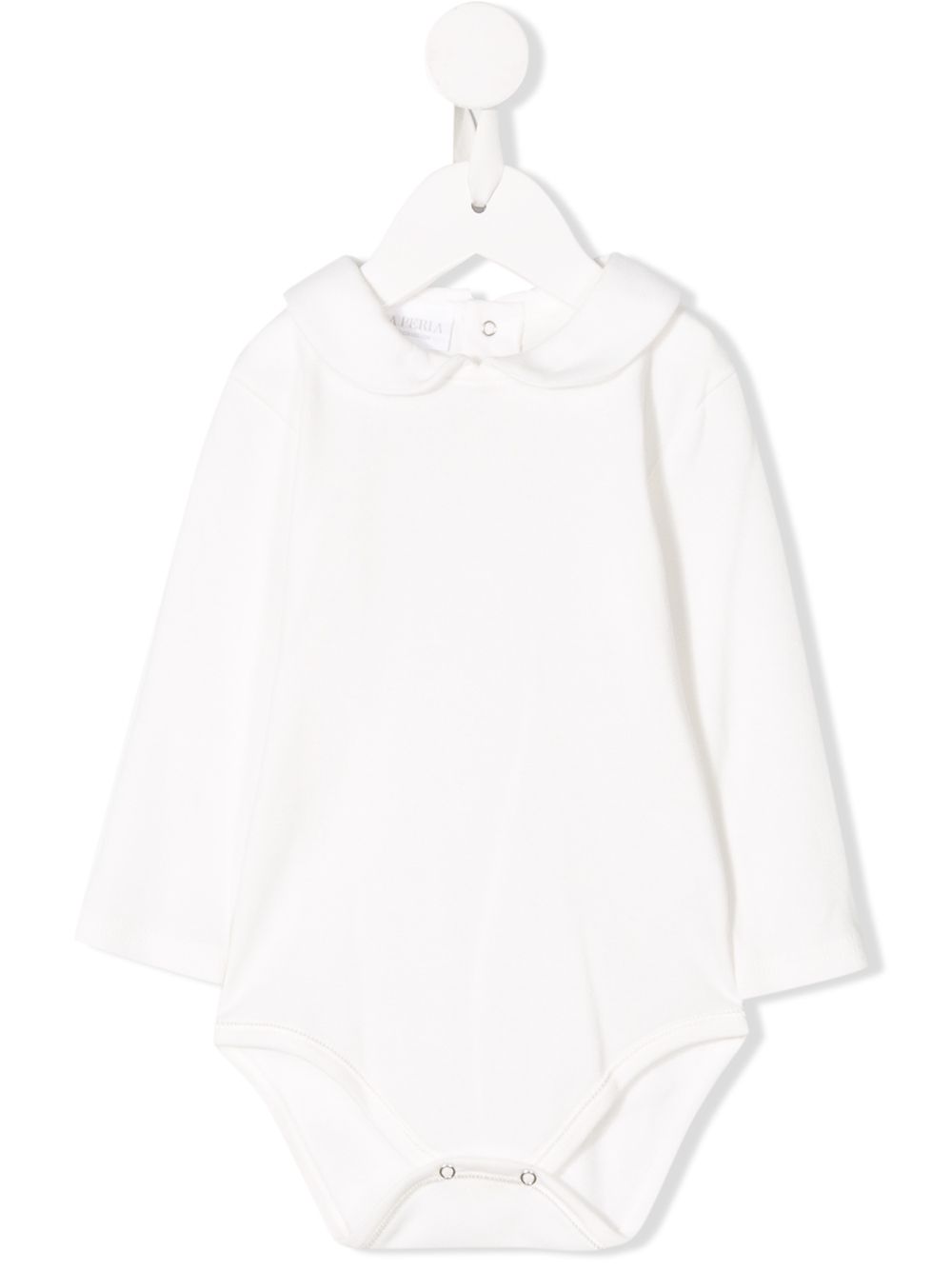 

La Perla Kids body con cuello Peter Pan - Blanco