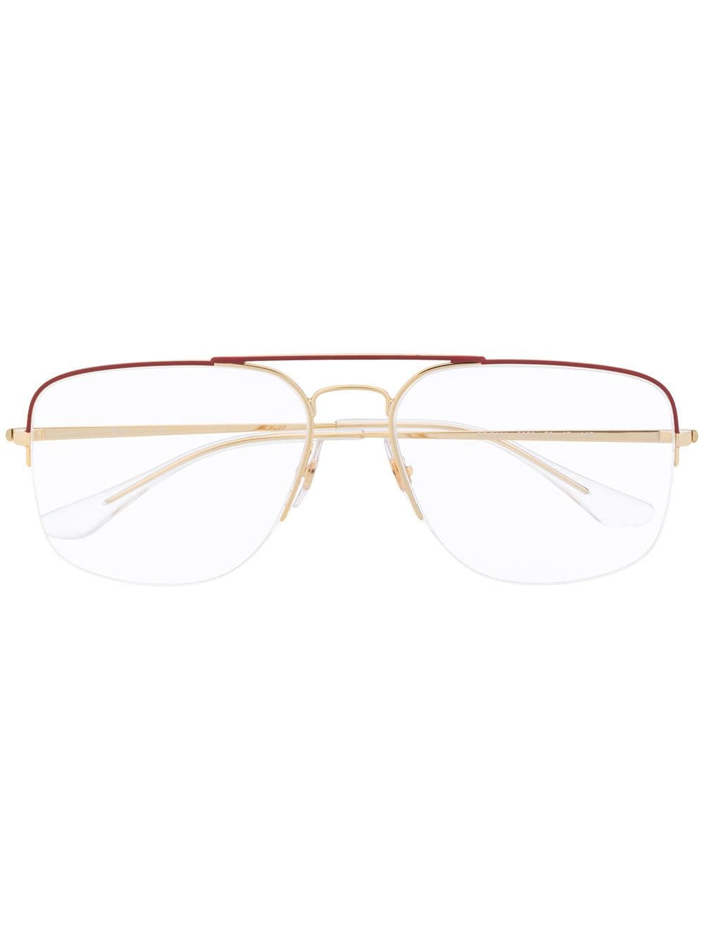 Ray Ban Rb6441 General Gaze Navigator-frame Glasses In Gold