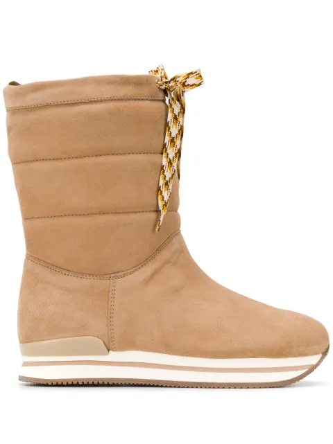 Hogan shearling lining boots