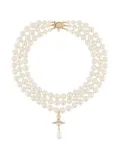 Vivienne Westwood layered pearl necklace - White