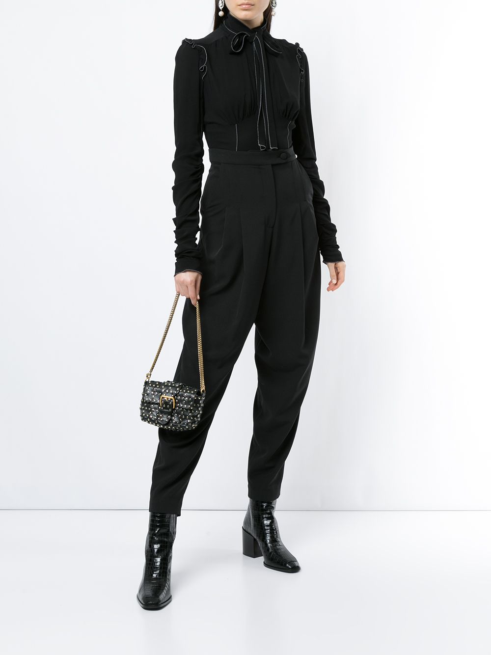 фото Ingie Paris high-rise oversized trousers