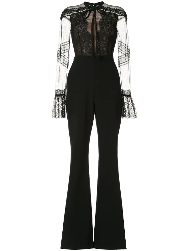 lace detail jumpsuit