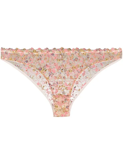 Gilda & Pearl floral lace knickers