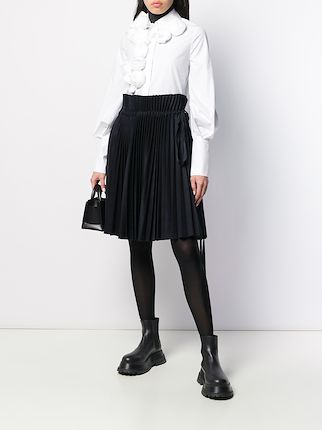 navy wool skirt展示图