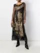 Image 2 of Antonio Marras lace panel midi dress