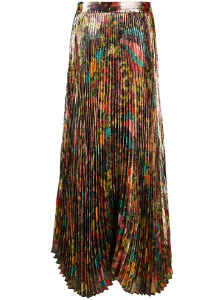 katz pleated maxi skirt