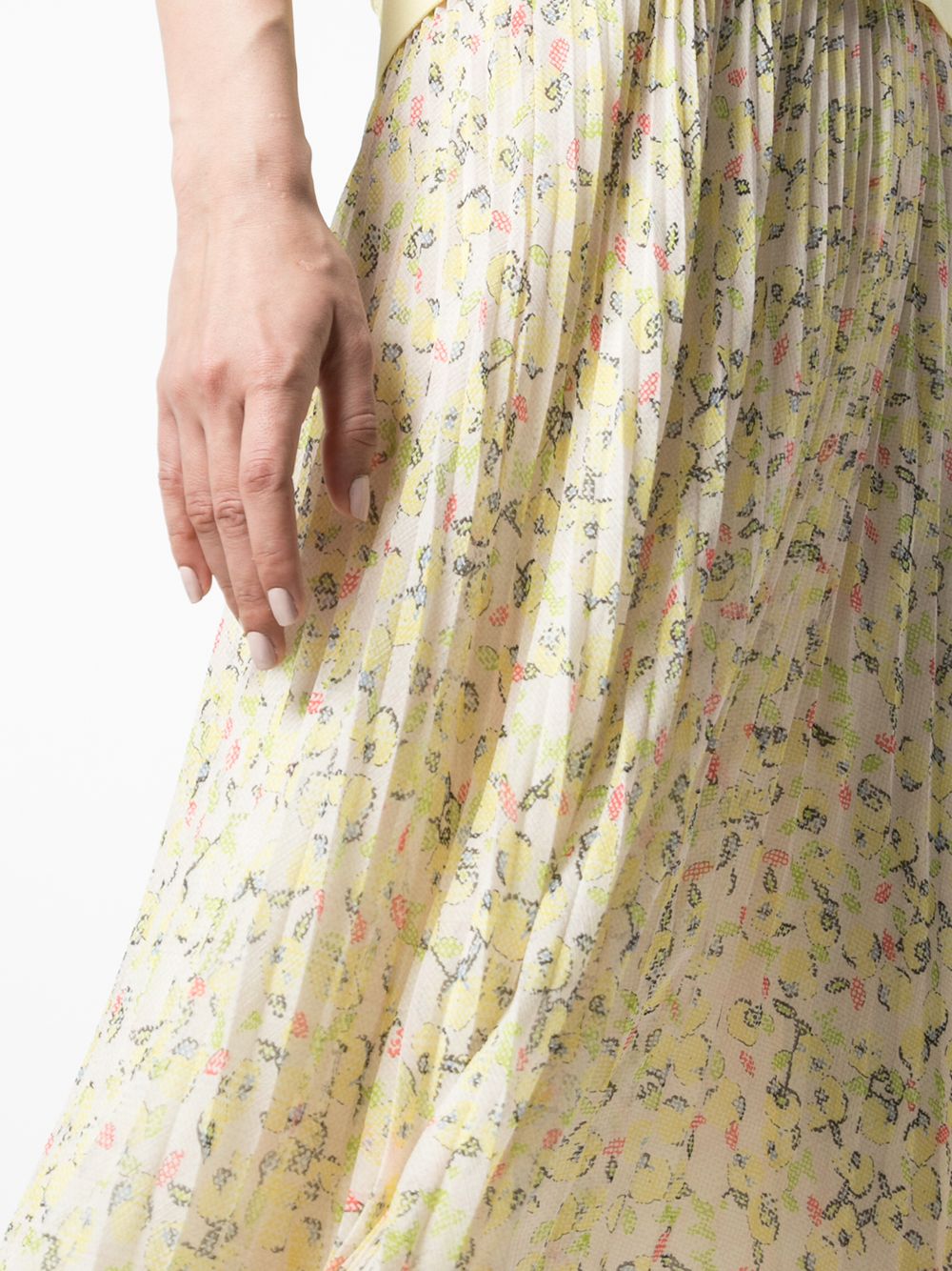фото Jason wu плиссированная юбка с цветочным принтом