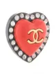 Chanel Pre-Owned أقراط كلاسيكية بتصميم قلب وشعار CC