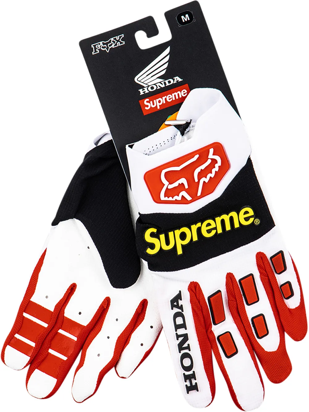 Supreme x Honda Fox Racing Gloves Red FARFETCH AZ