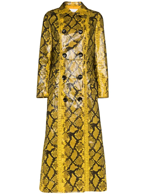 yellow dress coat