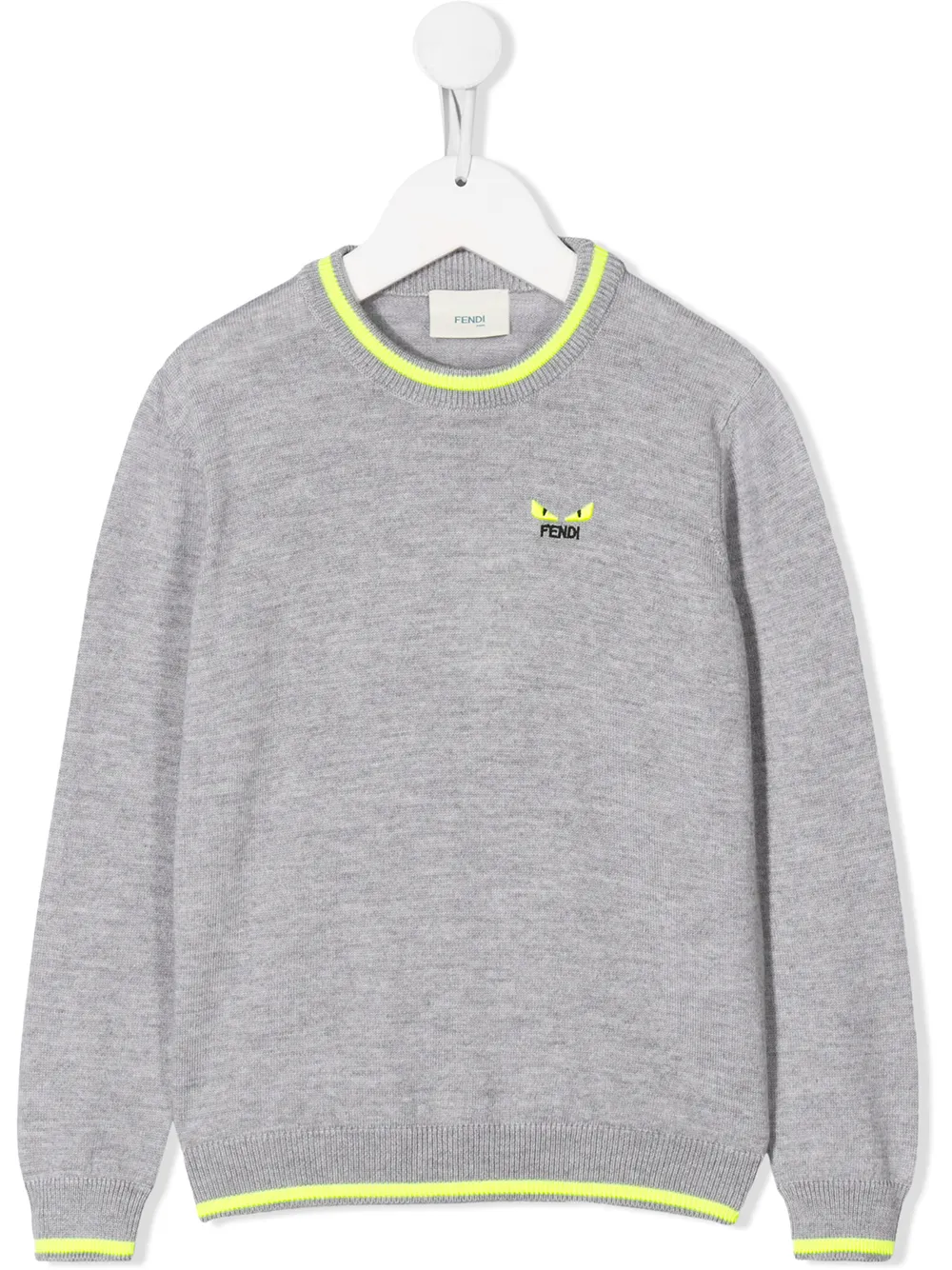 Fendi Kids джемпер с вышивкой Bag Bugs Fendi Kids джемпер с вышивкой Bag Bugs