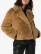 STAND STUDIO Janet faux fur cropped jacket