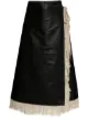 Image 1 of STAND STUDIO Eve leather wrap skirt