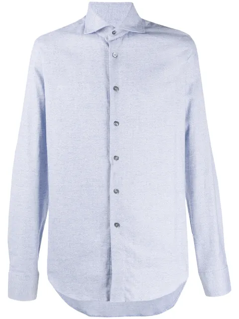 Dell'oglio camisa con dobladillo redondeado