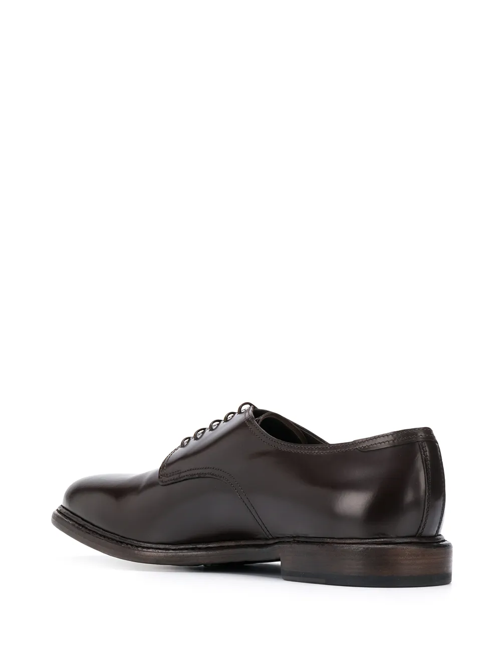 Dell'oglio Klassische Derby Schuhe   Braun 