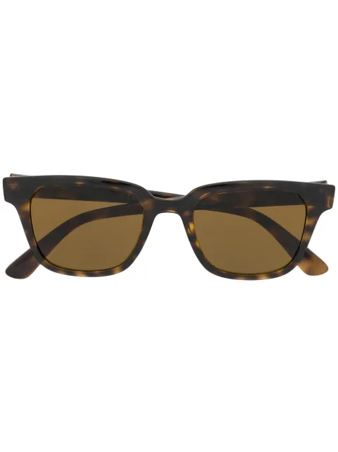 Ray-Ban polarised rectangular frame sunglasses