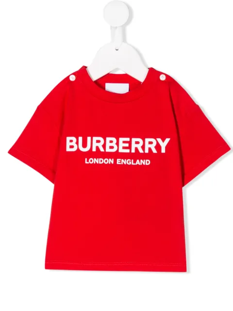 BURBERRY logo printed T-shirt