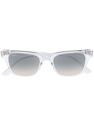 Ray-Ban Polarised Rectangular Frame Sunglasses - Farfetch