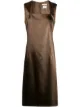Image 1 of Bottega Veneta sleeveless shift midi dress