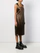 Bottega Veneta sleeveless shift midi dress